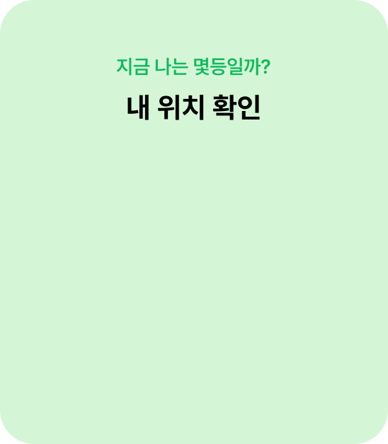 지금 나는 몇등일까? 내 위치 확인