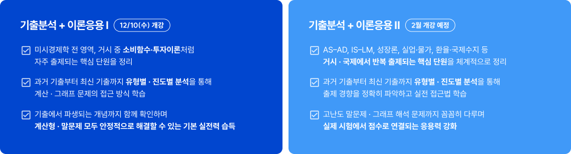 기출분석 + 이론응용 Ⅰ·Ⅱ