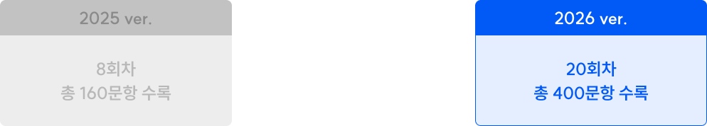 2026ver. 20회차 총 400문항 수록