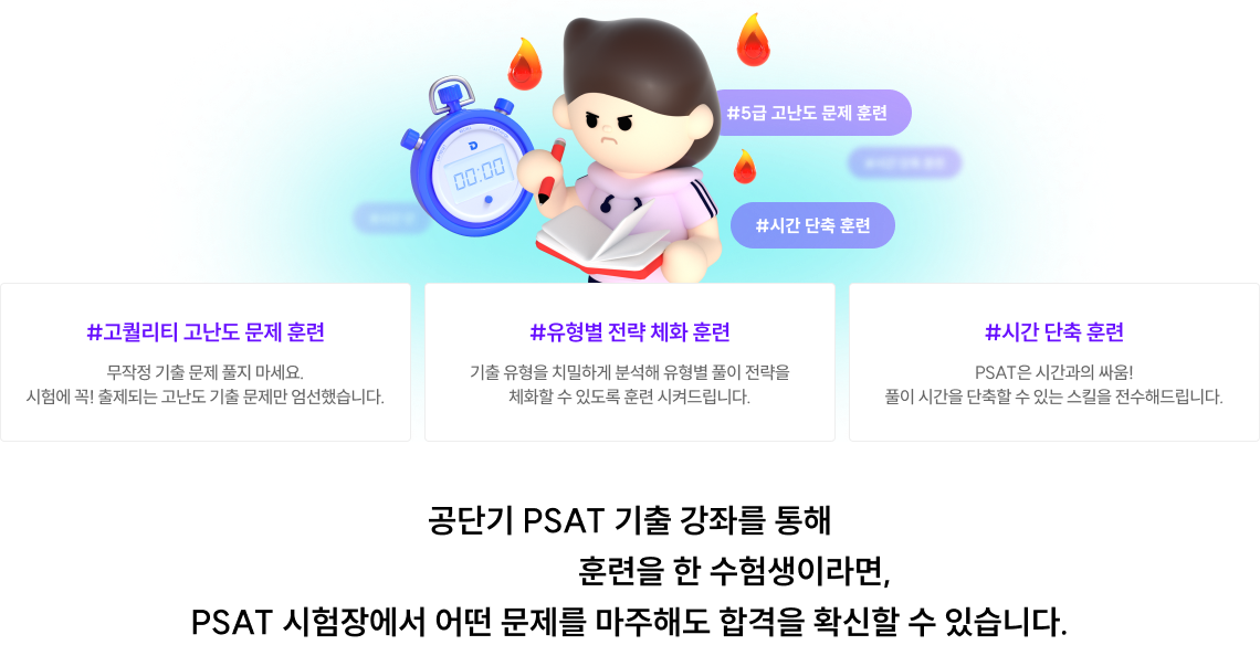 무작정 기출 문제 풀지 마세요. 시험에 꼭 출제되는 고난도 기출 문제만 엄선했습니다. 기출 유형을 치밀하게 분석해 유형별 풀이 전략을 체화할 수 있도록 훈련