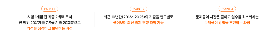 세법 연도별 기출특강 포인트