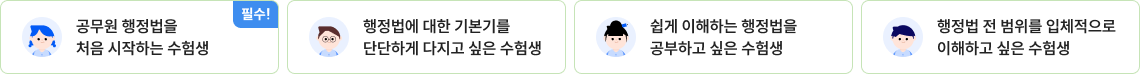 공무원 행정법을 처음 시작하는 수험생