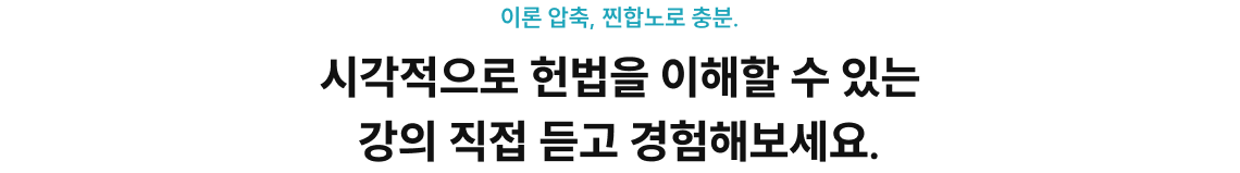 이론 압축 찐합노로 충분 시각적으로 헌법을 이해할 수 있는 강의
