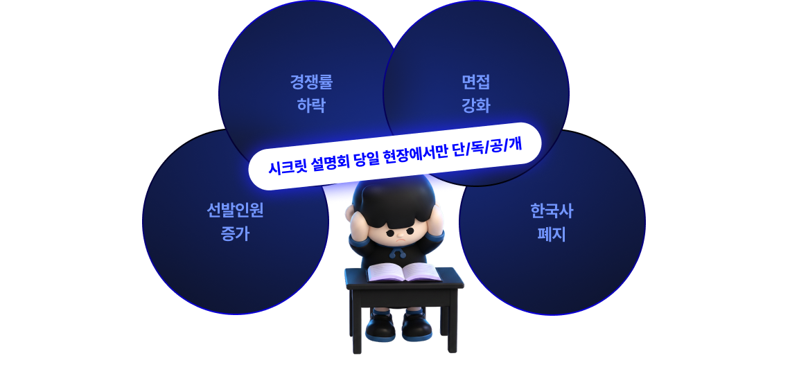 시크릿 설명회 당일 현장에서만 단/독/공/개