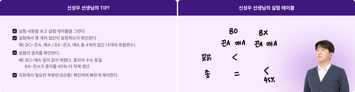 신성우 선생님의 TIP!