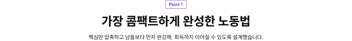 가장 콤팩트하게 완성한 노동법