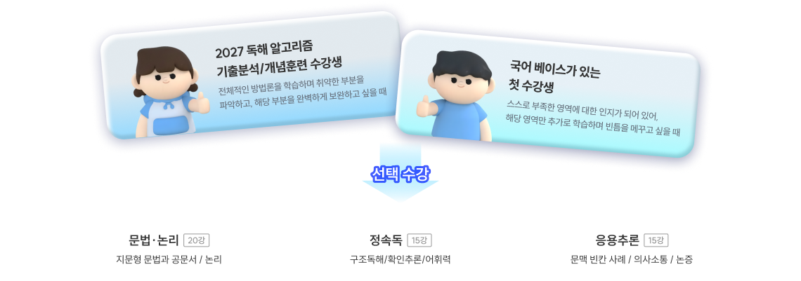 선택과 집중으로 약점 영역 공략 가능