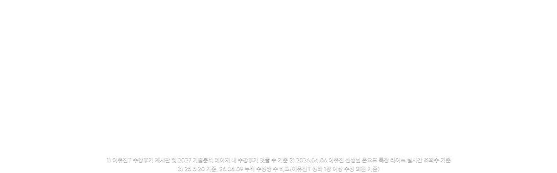 입성 1년만에 수강생 수 증가