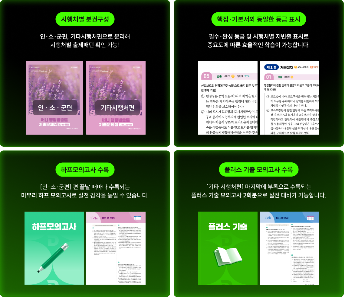2027 써니 기출문제집에 담긴 새로운 변화, 전/격/공/개