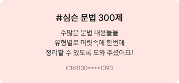 #심슨 문법 300제