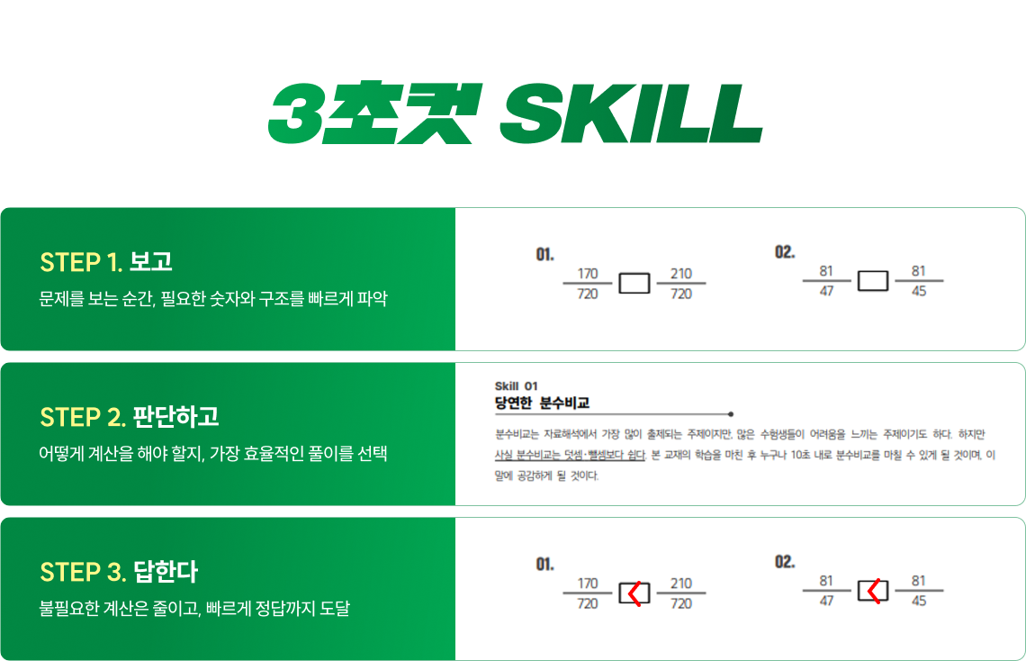 3초컷 SKILL