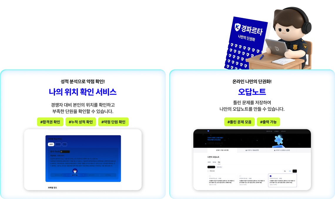 나의 위치 확인 서비스, 오답노트