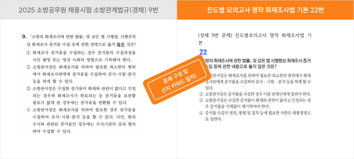 보기 내용 적중