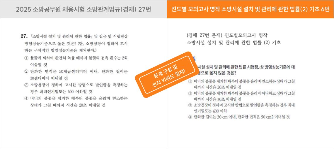 보기 내용 적중