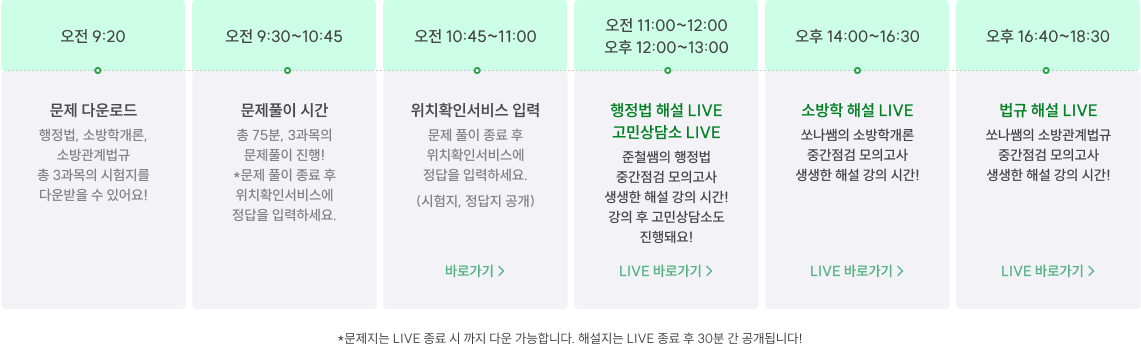 소방학개론 & 소방관계법규 + 행정법 순서