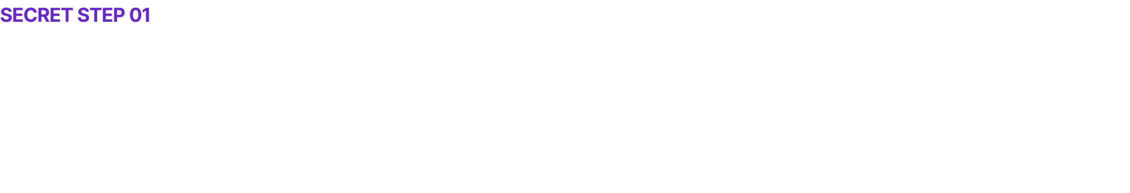 SECERT STEP 02 1위 강사진 의 과목별 시크릿 학습법 = 시간 배분법