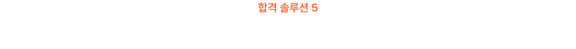 소방단기 전문 면.접.반