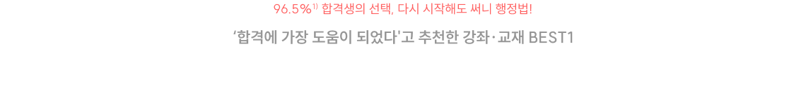 써니 행정법총론 핵심집약