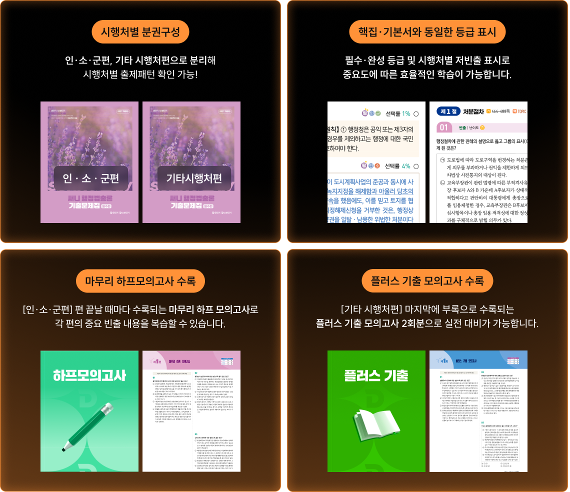 2027 써니 기출문제집에 담긴 새로운 변화, 전/격/공/개