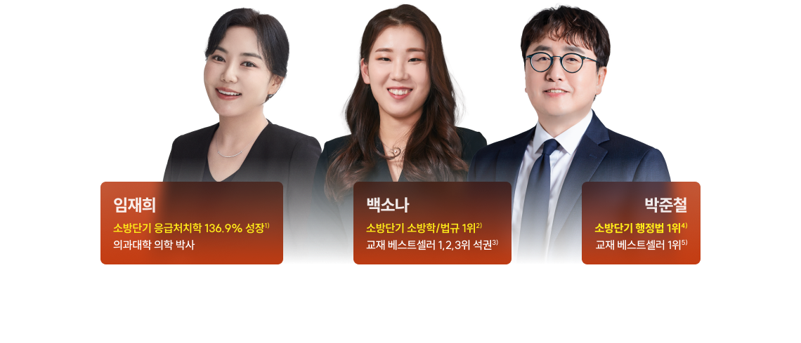 백소나 박준철 임재희 소방단기 중간점검 모의고사 시즌2