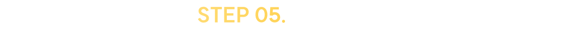 STEP 05. 체력 연계