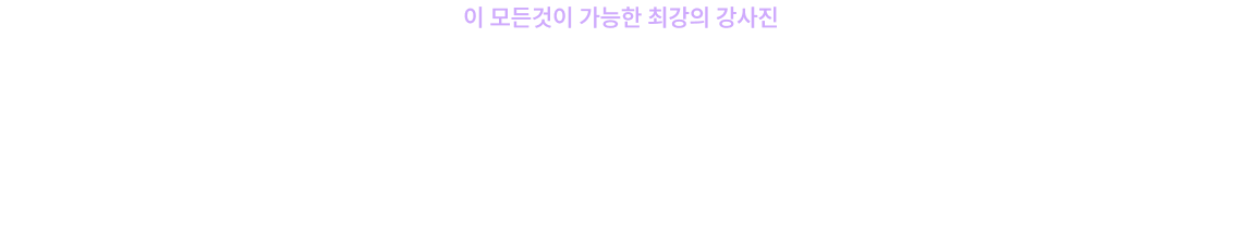 이 모든것이 가능한 최강의 강사진 컴퓨터일반 1위* X 우예보 1위**가 만나 가능해진 기술단기 계리직 3개월 합격 라인업