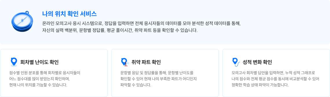 나의 위치 확인 서비스
