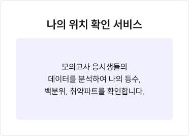 나의 위치 확인 서비스 정보