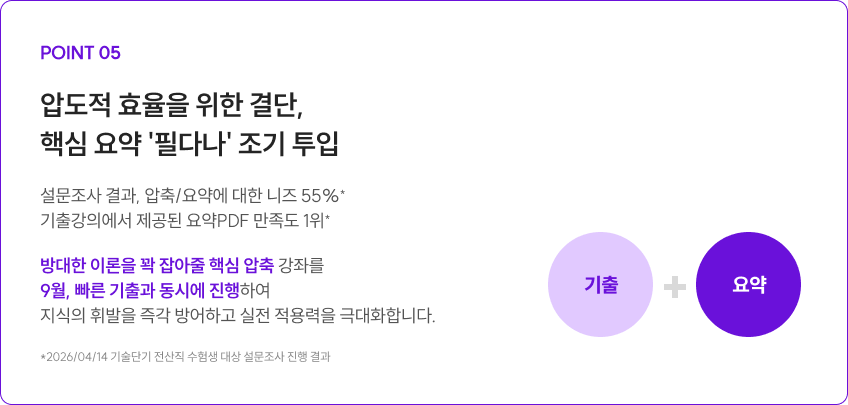 압도적 효율을 위한 결단, 핵심 요약 '필다나' 조기 투입