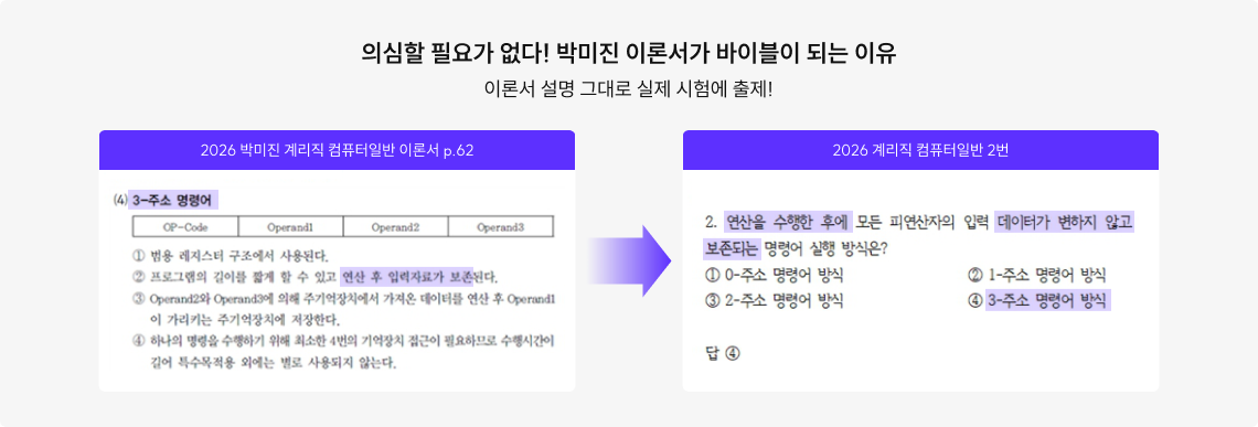 의심할 필요가 없다! 박미진 이론서가 바이블이 되는 이유