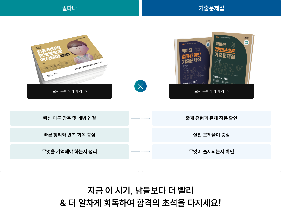 지금 이 시기, 남들보다 더 빨리 & 더 알차게 회독하여 합격의 초석을 다지세요!